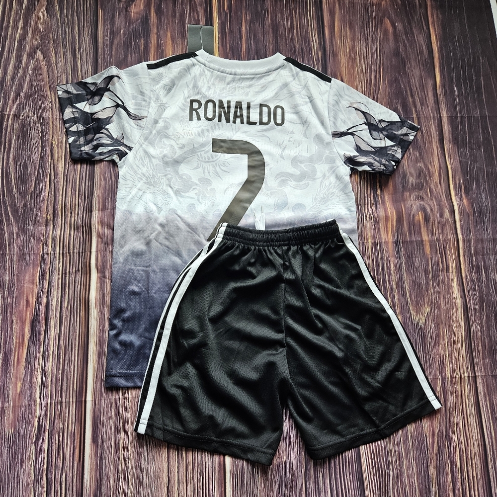 Real Madrid Dragon Ronaldo kid's soccer uniform